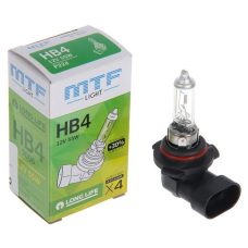 Лампа 12V HB4 + 30% 2900K (MTF)