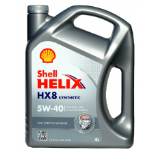 Масло моторное синтетическое 5W-40 SHELL HX8 (4 л.) (SHELL)