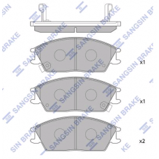 Колодки передние HYUNDAI ACCENT TAGAZ, GETZ (HI-Q)