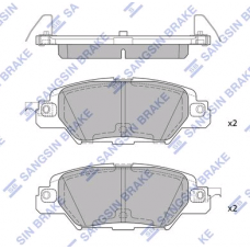 Колодки задние MAZDA CX-5 (15 ->) (HI-Q)