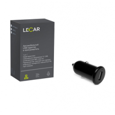 Зарядное устройство в прикуриватель на 1 USB (2.1 A, 12/24 В) LECAR (LECAR)