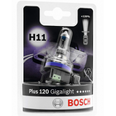 Лампа 12V H11 (55 W) + 120% Gigalight Plus (BOSCH)