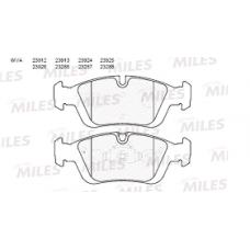 Колодки передние BMW 3 (E36, E46) (MILES)