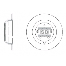 Диск тормозной задний HYUNDAI SANTA FE 2,3, KIA SORENTO (302 x11) (HI-Q)
