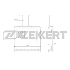 Радиатор печки CHEVROLET AVEO T200, T250 (ZEKKERT)