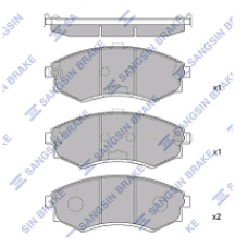 Колодки передние HYUNDAI ELANTRA XD, MATRIX, SONATA EF (HI-Q)