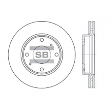 Диск тормозной передний HYUNDAI ELANTRA XD, MATRIX, KIA SPECTRA (257 x 24) (HI-Q)