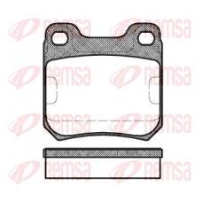 Колодки задние OPEL OMEGA A, VECTRA B, SAAB 9-3, 9-5 (REMSA)