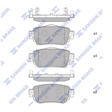 Колодки задние NISSAN QASHQAI J11, X-TRAIL T32, RENAULT KADJAR, KOLEOS 2 (HI-Q)