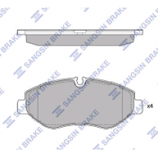 Колодки передние MERCEDES W906 (SPRINTER), W639, W447 (VIANO), VAG CRAFTER (HI-Q)