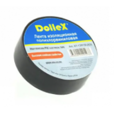 Изолента ПВХ (19 мм x 9.1 м) черная DOLLEX (DOLLEX)