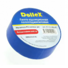 Изолента ПВХ (19 мм x 9.1 м) синяя DOLLEX (DOLLEX)