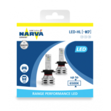 Лампа 12V H7 LED 6500 K (комплект 2 шт.) (NARVA)