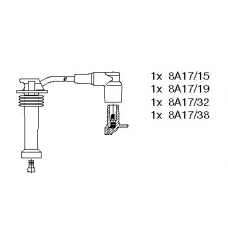 Свечные провода FORD 1.4, 1.6 (FOCUS 2, FUSION), MAZDA, VOLVO (BREMI)