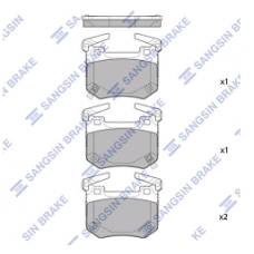Колодки задние HYUNDAI GENESIS G70, KIA STINGER (HI-Q)