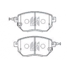 Колодки передние NISSAN MURANO Z50 (3.5), INFINITI FX 35,45 (KASHIYAMA)