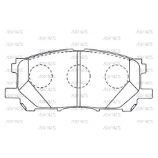 Колодки передние TOYOTA HARRIER (03-08), LEXUS RX300-400 (SUMITOMO)