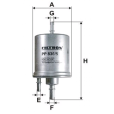 Фильтр топливный VAG 1.8 - 5.2 (A4, A6) (FILTRON)