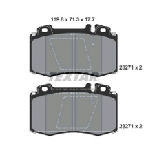 Колодки передние MERCEDES W163 ML (3.5 - 5.5), W220, W211 (TEXTAR)