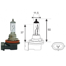 Лампа 12V H8 (35W) PGJ19-1 (MAGNETI MARELLI)