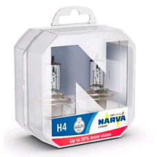 Лампа 12V H4 (60/55 W) + 50% NARVA RANGE POWER (комплект 2 шт.) (NARVA)