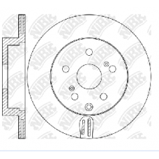 Диск тормозной задний SUZUKI GRAND VITARA (05 ->) 308 x 16 (NIBK)