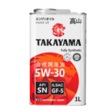 Масло моторное синтетическое 5W-30 TAKAYAMA металл (1 л.) (TAKAYAMA)