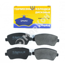 Колодки передние NISSAN MICRA K12, NOTE, RENAULT CLIO 3, LADA LARGUS, XRAY (ABS) (MARKON)