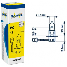 Лампа 12V H3 (55 W) (NARVA)