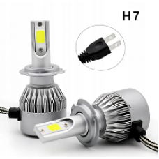 Лампа 12V H7 LED C6 (комплект 2 шт.) (КИТАЙ)