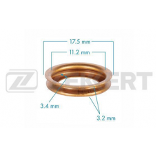 Шайба масляной пробки (11x17.5x3.0) MITSUBISHI, NISSAN, RENAULT (ZEKKERT)