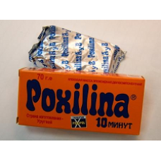 Клей холодная сварка POXILINA прозрачный (70 гр) (POXILINA)